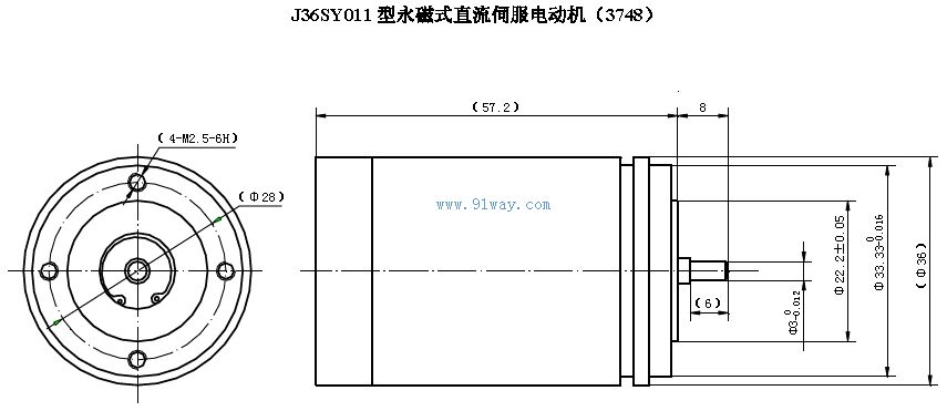 J36SY011������ʽֱ���ŷ��綯����װ�ߴ�