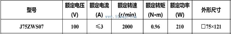 J75ZWS07����ˢֱ���綯����������