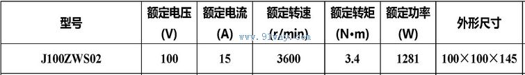 J100ZWS02����ˢֱ���綯����������