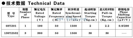 60TZ01�ʹ���ͬ���綯����������