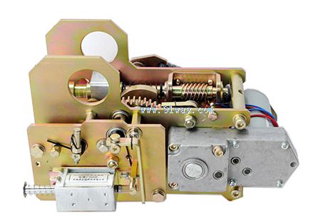 Outline drawing of WJCT60 load switch operating mechanism
