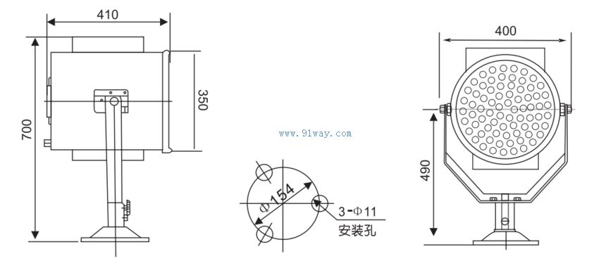 TZ6��̽�յ����γߴ�
