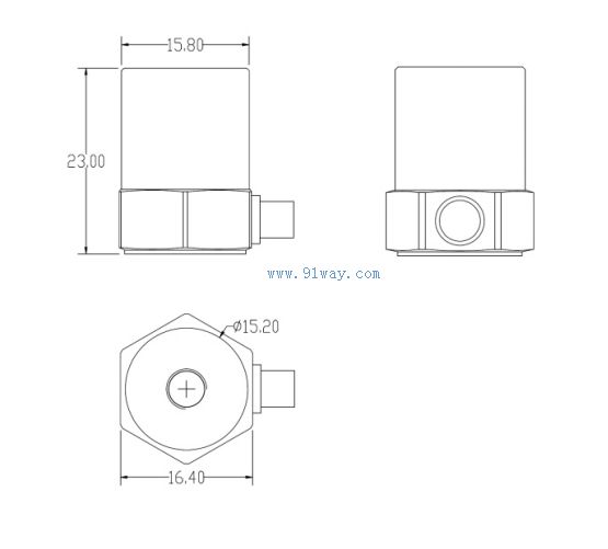 EHZ-105ѹ����ٶȴ��������γߴ�
