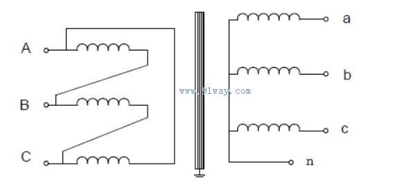 Wiring diagram of BKSG type dry-type iron core parallel reactor