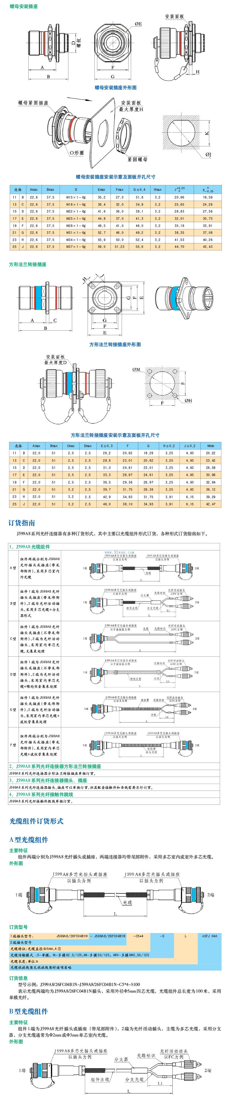 J599A8ϵ�й�����������װ�ߴ�