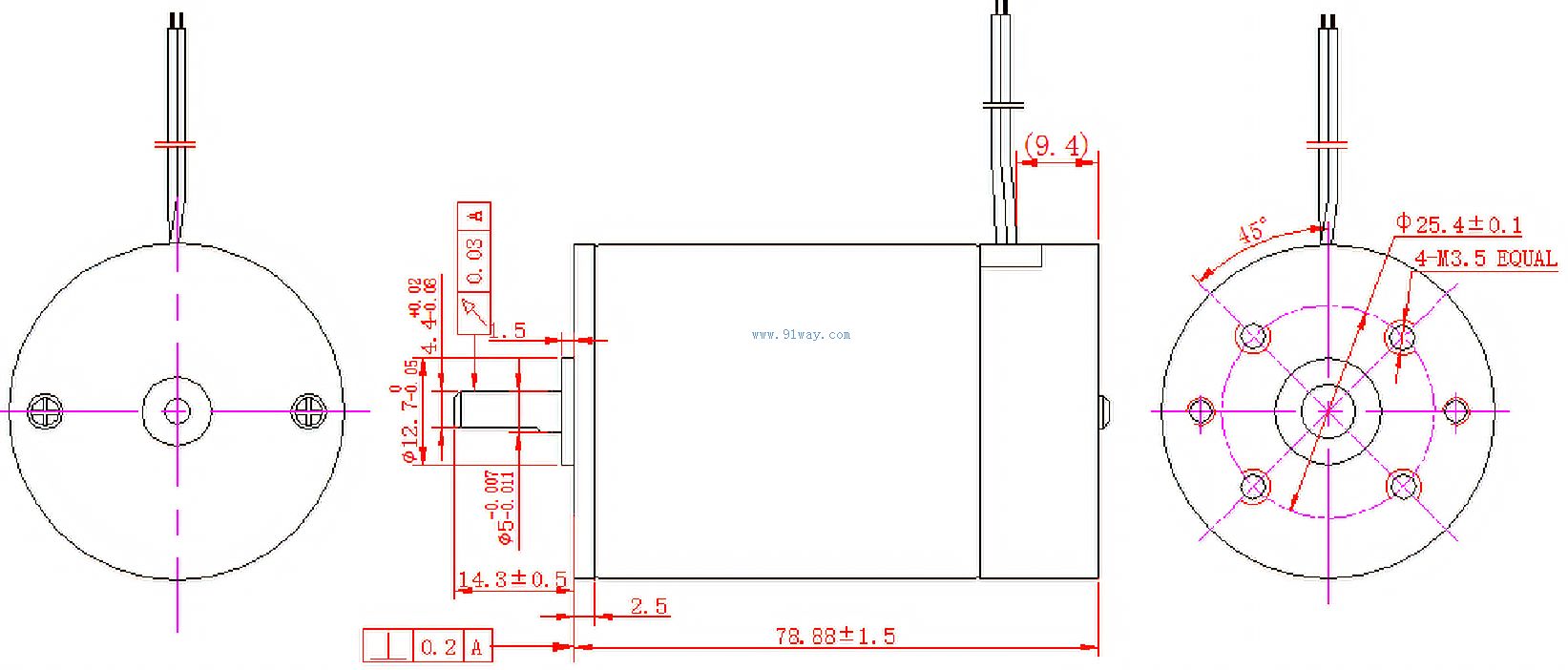 40ZY101ϵ������ֱ���綯����װ�ߴ�