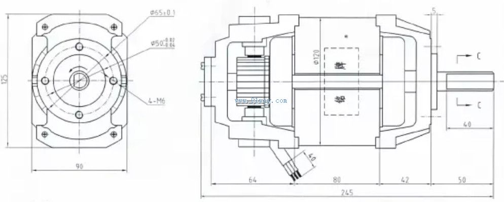 HDZ-211045ATH�Ͳ������������װ�ߴ�