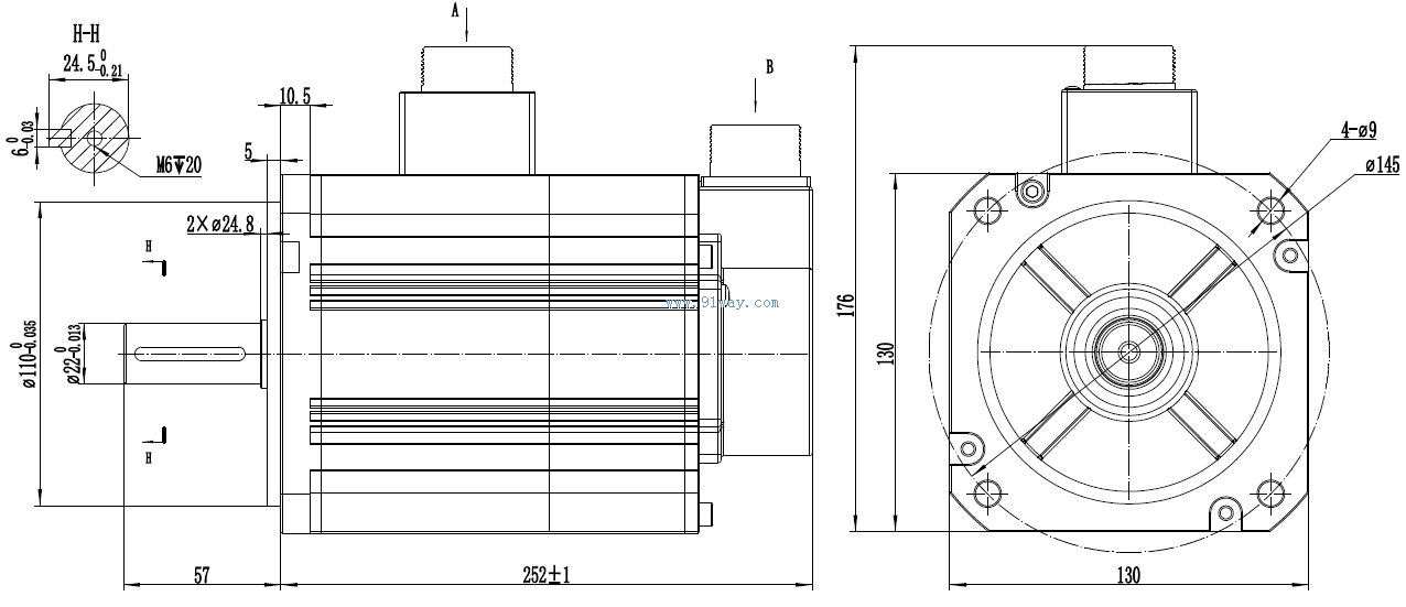 WM130ST-Z1M14315GYA5�ͽ����ŷ������װ�ߴ�