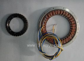 J110LWX002 type permanent magnet brushless DC torque motor