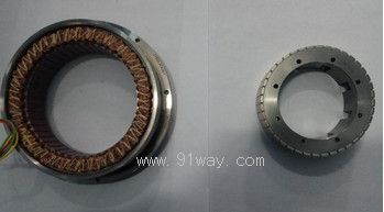 J165LWX001 type permanent magnet brushless DC torque motor