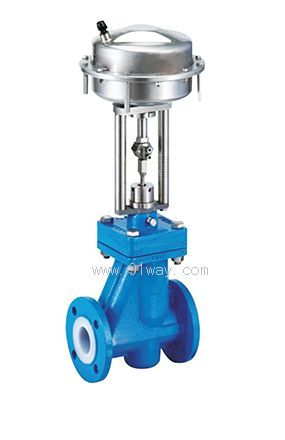 EGSC series lined plastic single seat regulating valve