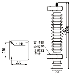 yw-110kv系列高压避雷器