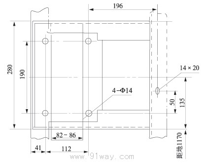 JS-XGN-12ϵʽеװߴ