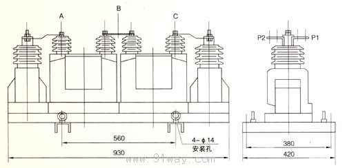 JLSZW6-10͸ѹʽ䰲װߴ